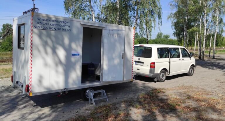 Mobilny Punkt Higieniczny / fot. Gmina Sierock