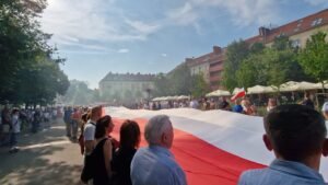Tyskie obchody rocznicy Powstania Warszawskiego na Placu Baczyńskiego / fot. Tychy24.net