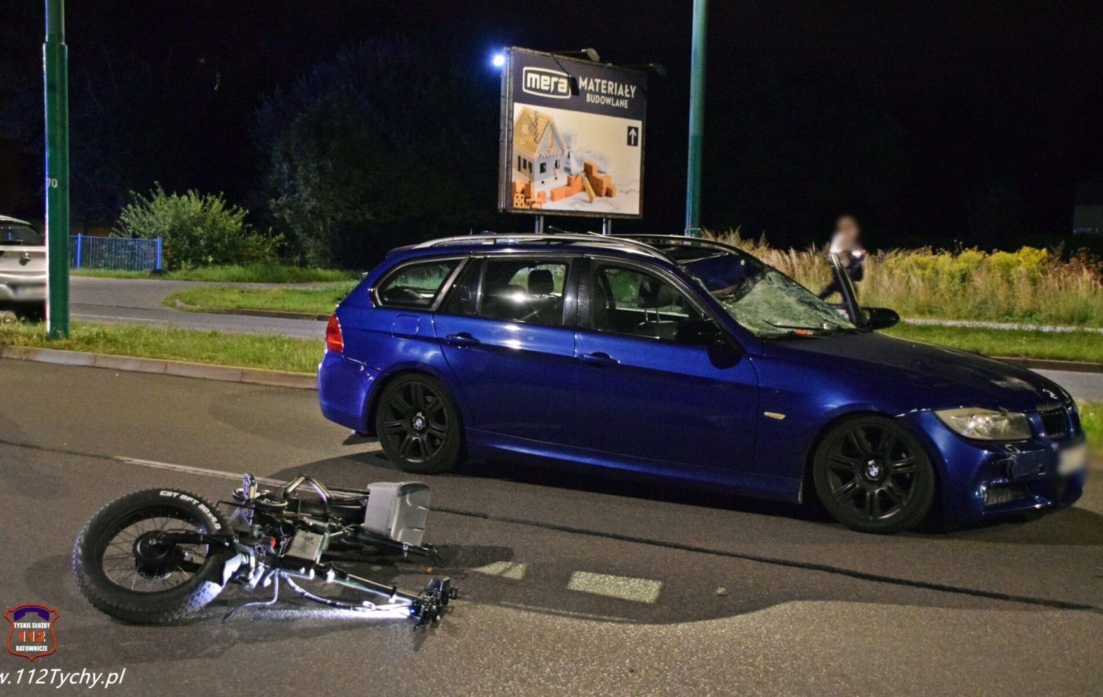 Wypadek na al. Piłsudskiego / fot 112Tychy.pl