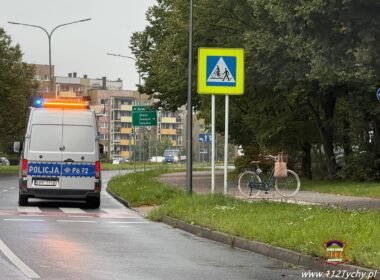 Potrącenie na ulicy Sikorskiego / fot. 112Tychy.pl