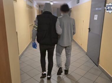 Jeden z zatrzymanych / fot. Policja