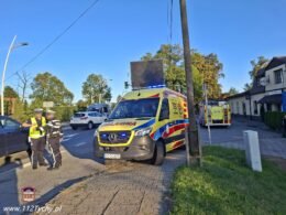Zdarzenie na ulicy Mikołowskiej / fot. 112Tychy.pl