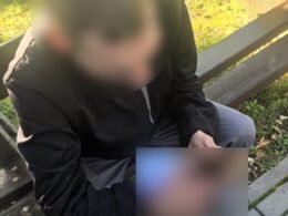 Zatrzymany mężczyzna / fot. Policja