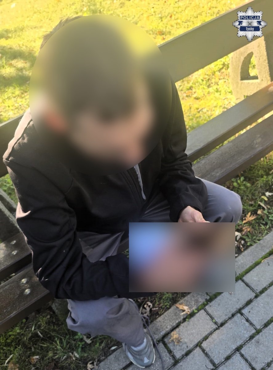 Zatrzymany mężczyzna / fot. Policja