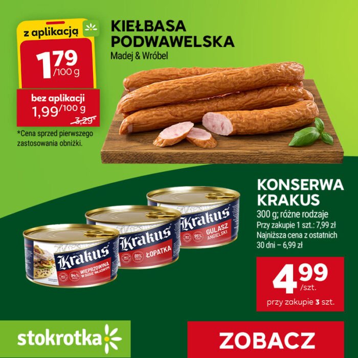 Stokrotka - sprawdź aktualną ofertę