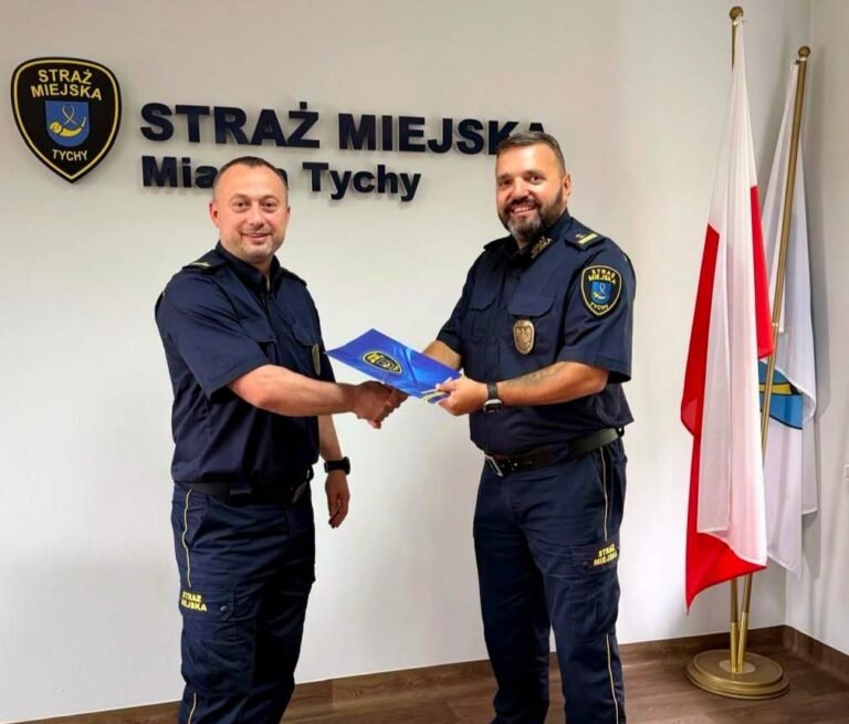 Arkadiusz Sobecki, nowy zastępca komendanta Straży Miejskiej w Tychach / fot. Straż Miejska Tychy