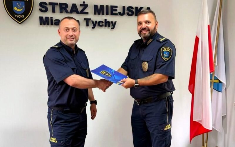 Arkadiusz Sobecki, nowy zastępca komendanta Straży Miejskiej w Tychach / fot. Straż Miejska Tychy