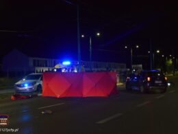 Potrącenie rowerzysty na al. Piłsudskiego / fot.112Tychy.pl