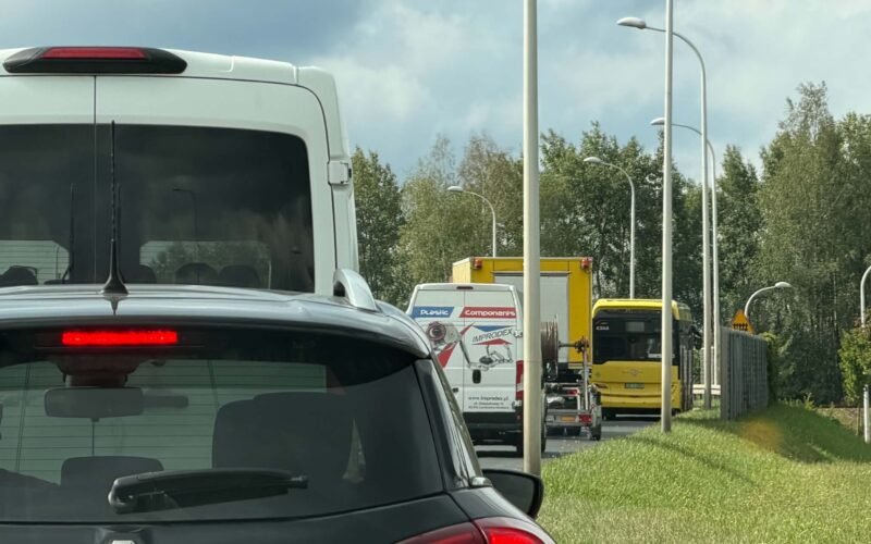 Autobus wodorowy uległ awarii na ulicy Serdecznej / fot. Użytkownik Tychy24.net