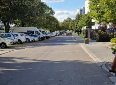 Parking przy al. Piłsudskiego / fot. Tychy24.net