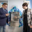 Oficjalnie otwarcie punktu z wodą / fot. UMTychy.pl