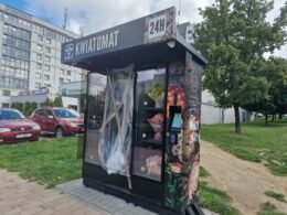 Uszkodzony kwiatomat / fot. Tychy24.net