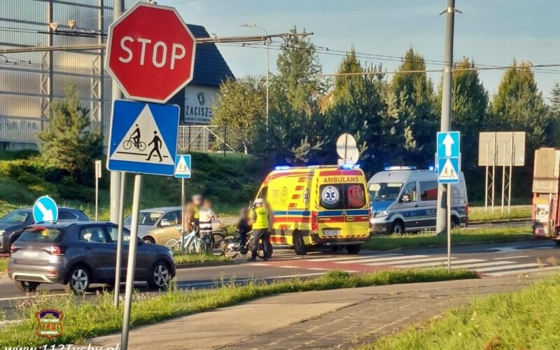 Potrącenie dziecka / fot. 112Tychy.pl