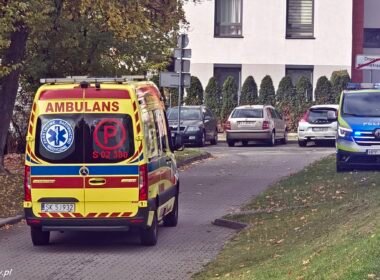 Interwencja na ulicy Kopernika / fot. 112Tychy.pl