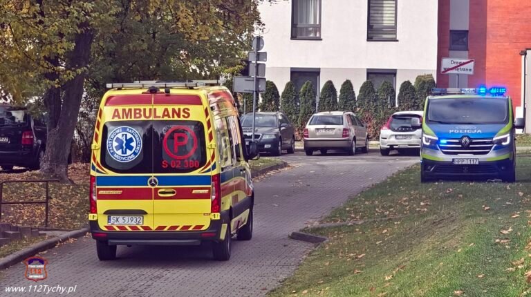 Interwencja na ulicy Kopernika / fot. 112Tychy.pl
