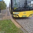 Uszkodzony autobus / fot. 112Tychy.pl