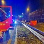 Wypadek na Dk1 w Tychach / fot. 112Tychy.pl