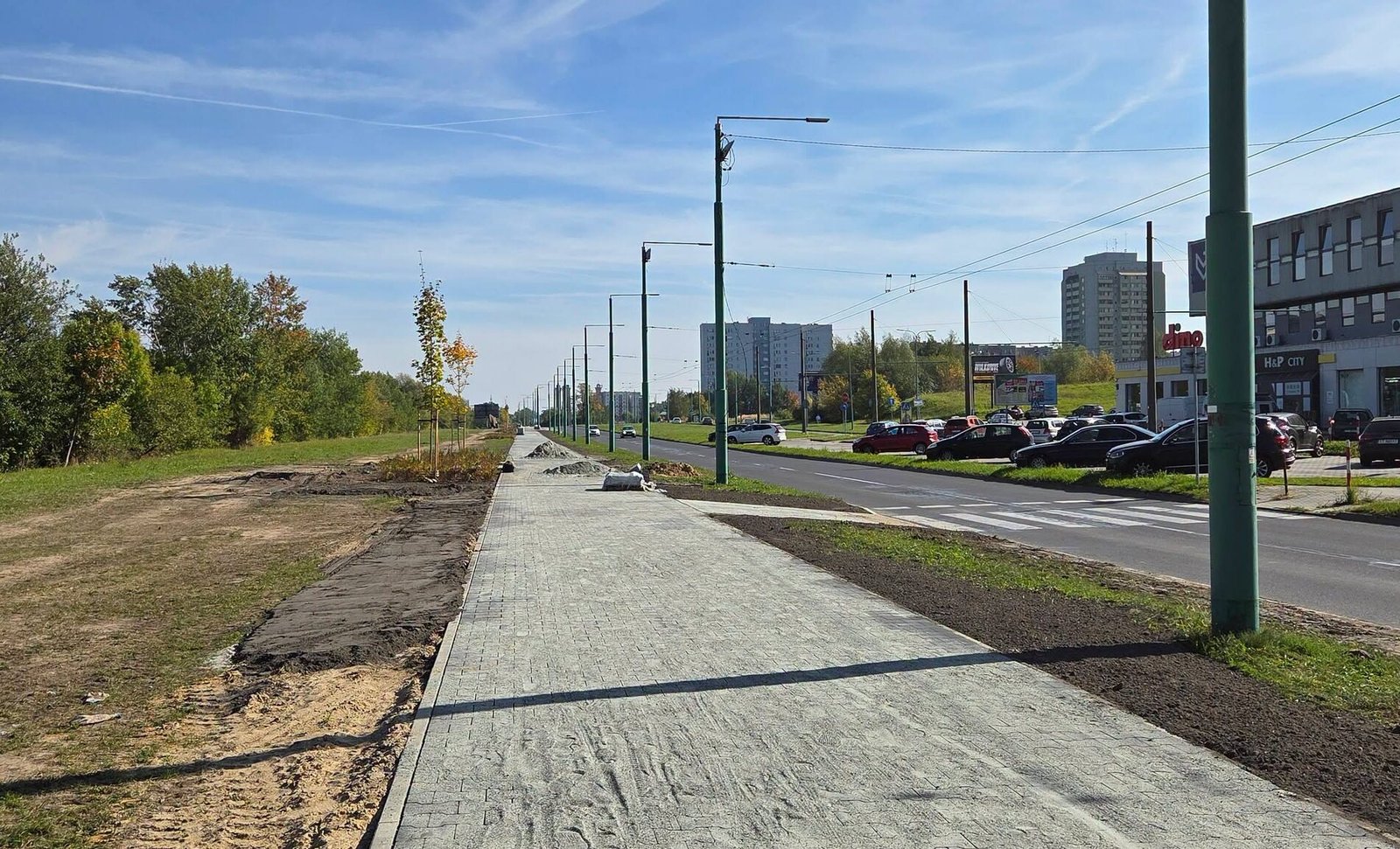 Remont na al. Jana Pawła II / fot. MZUiM Tychy