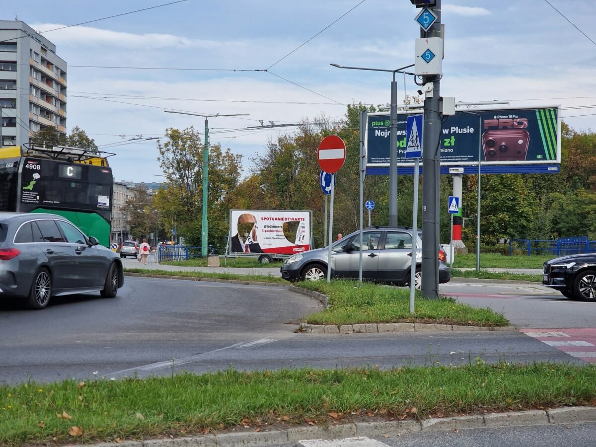 Baner z marszałkiem W. Czarzastym / fot. Tychy24.net