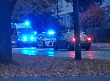 Interwencja na ulicy Edukacji / fot. Policja