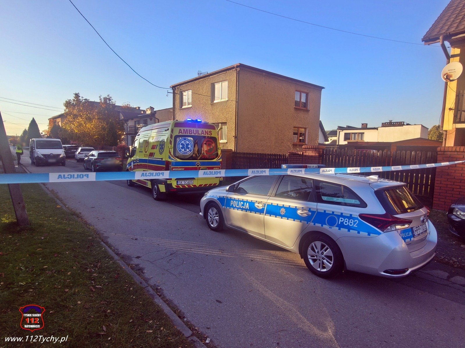 Zabójstwo na ulicy Sublańskiej / fot. 112Tychy.pl